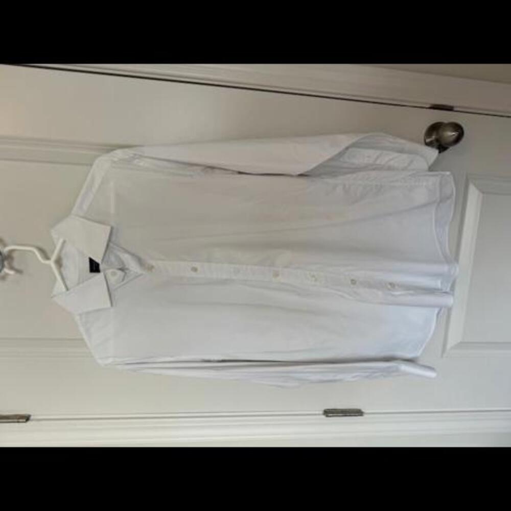 Proper Cloth - Men's Performance White Twill Dress Shirt